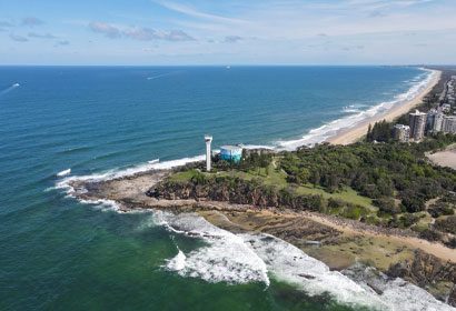 Aerial Shot Lighthouse And Water Tank In Sunshine Coast — Restore All QLD In Kingaroy, QLD