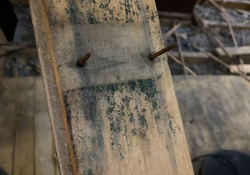 Wood with two nails — Restore All QLD In Kingaroy, QLD