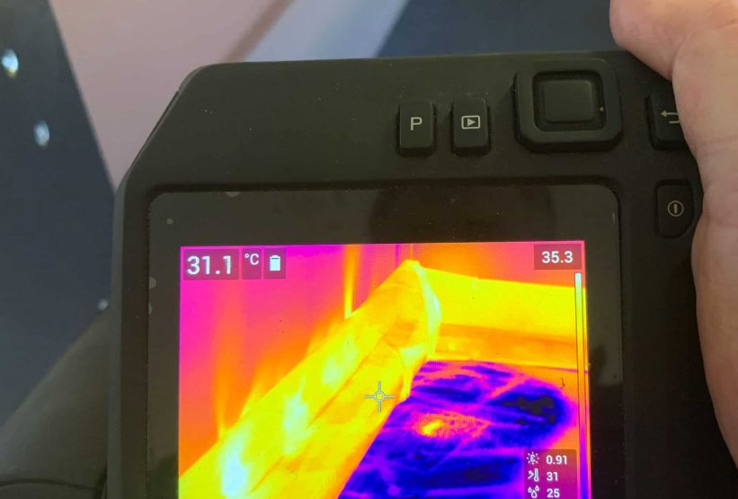 Thermography being seen under the floor — Restore All QLD In Kingaroy, QLD