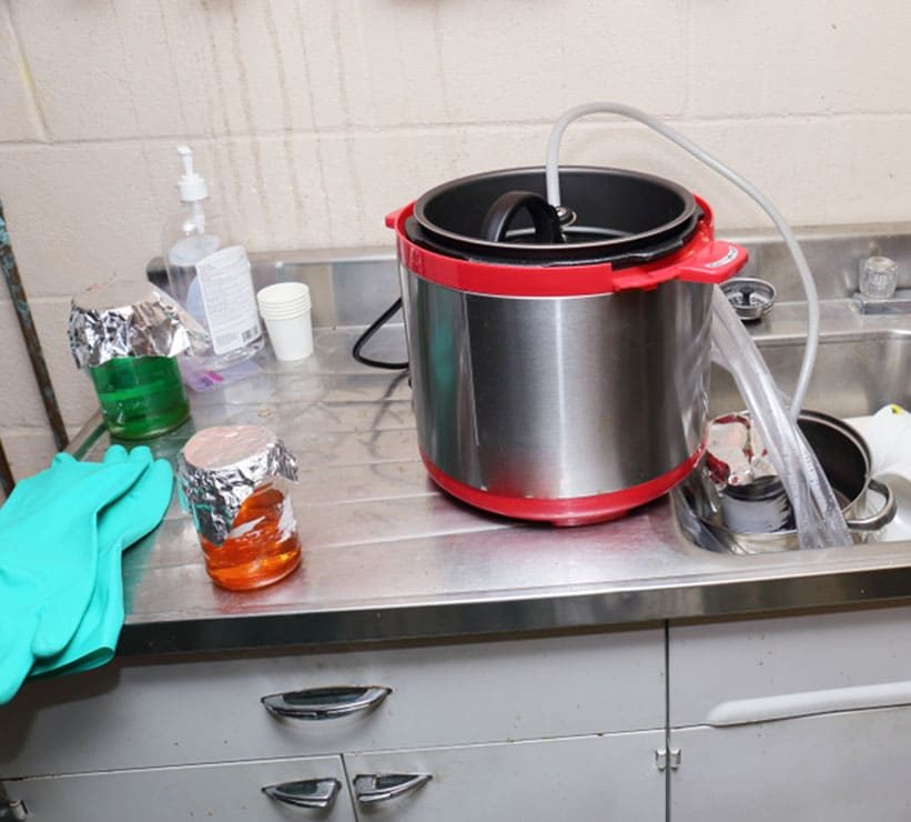 Tools Used To Create Drugs On Sink — Restore All QLD In Kingaroy, QLD