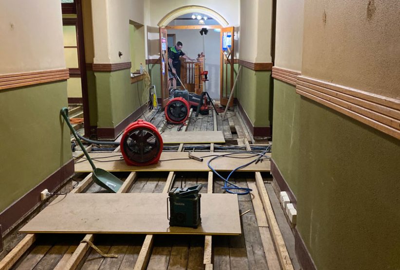 Flooring being deconstruct — Restore All QLD In Kingaroy, QLD